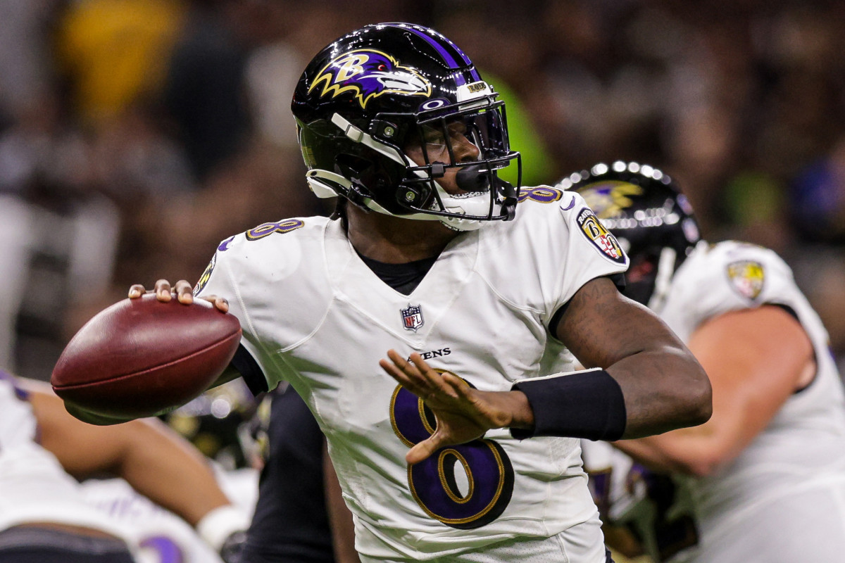 Baltimore Ravens quarterback Lamar Jackson